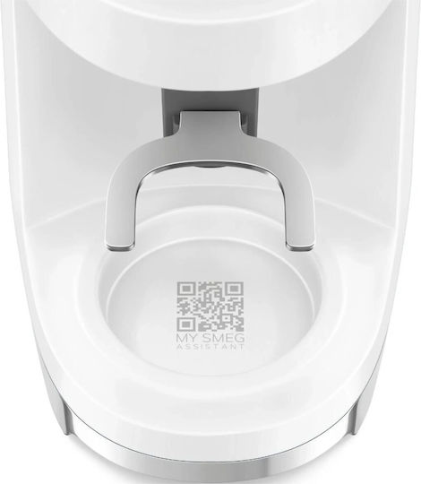 Smeg Electric Coffee Grinder 150W with 240gr Capacity and Grinding Levels White