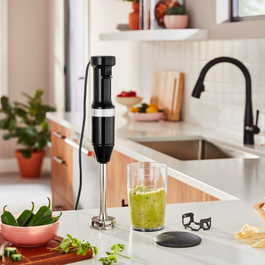 Kitchenaid Ραβδομπλέντερ με Ανοξείδωτη Ράβδο 180W Μαύρο