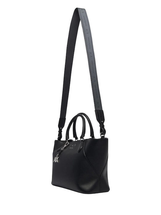 Fabric Women's Handbag Black