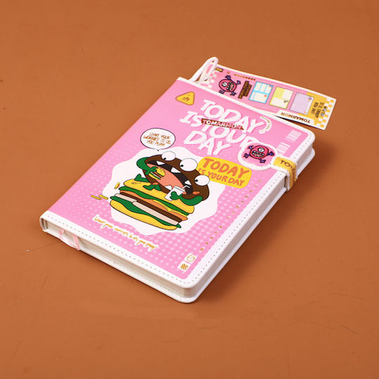 Notebook Notepad 96 Sheets with Magnetic Clasp (Miscellaneous Designs/Colors)