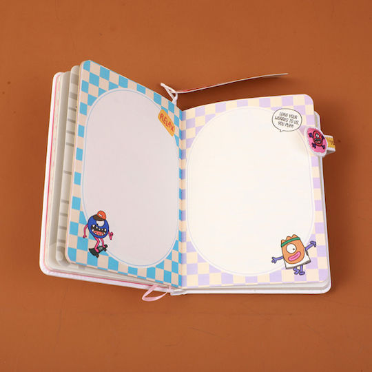 Notebook Notepad 96 Sheets with Magnetic Clasp (Miscellaneous Designs/Colors)