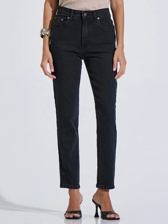 Bill Cost Γυναικείο Υφασμάτινο Παντελόνι Μαύρο Denimblack