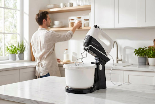 Gotze & Jensen Mixer cu bol din plastic negru 550W