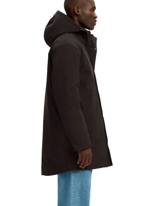 Winter Jacket Parka Waterproof Black