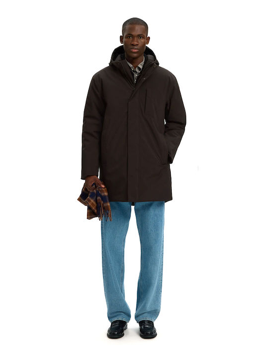 Winter Jacket Parka Waterproof Black