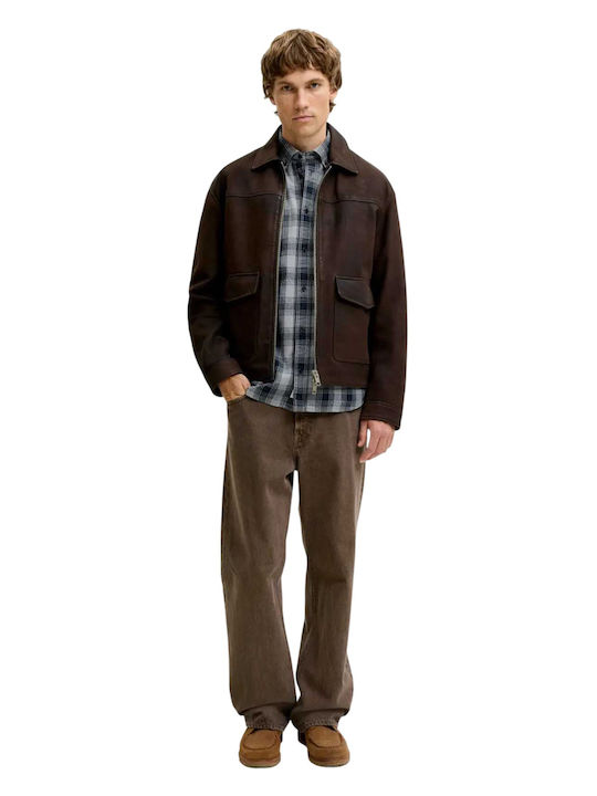Long Sleeve Checked Dark Navy Multi