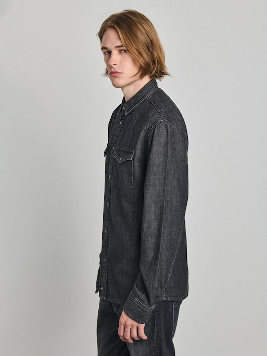 Long Sleeve Shirt in Regular Fit Grey