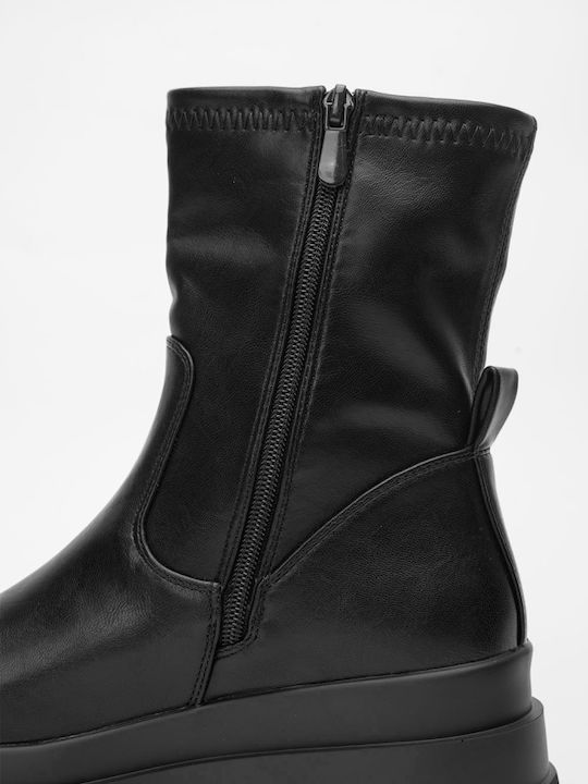 Damen Stiefeletten Schwarz