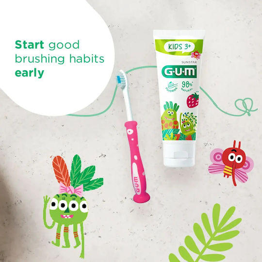 GUM Kinderzahnpasta mit Geschmack Erdbeere 50ml
