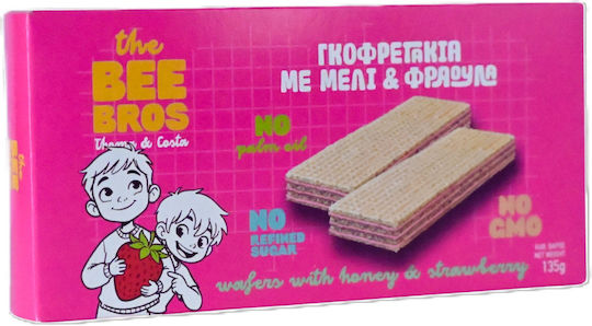 The Bee Bros Waffeln Mit Honig & Erdbeere Zuckerfrei 135g