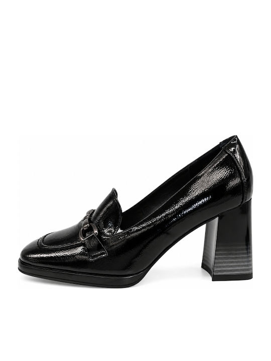 Heels in Patent Leather with Medium Heel Black WM-MP70010-1-27HH-BLACK