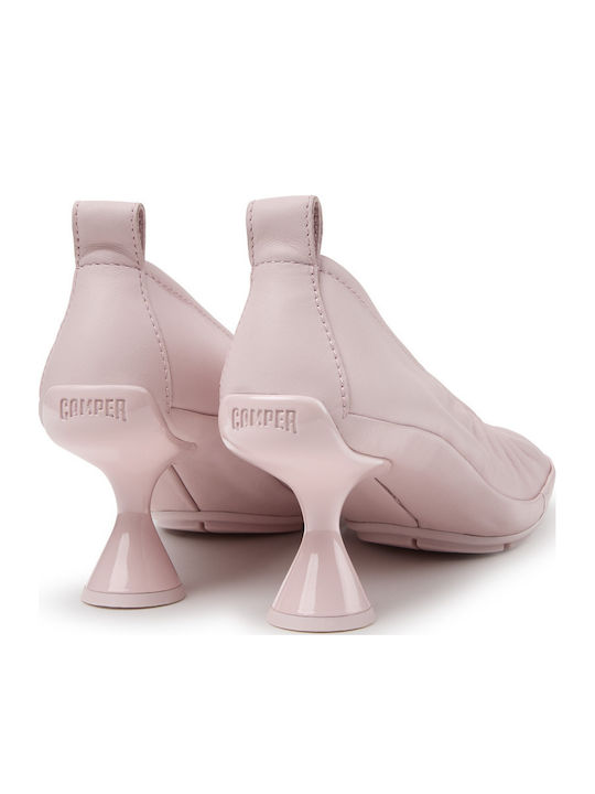 Leder Pumps Rosa