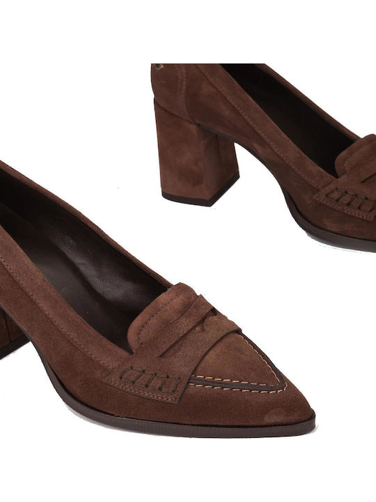Wildleder Pumps Braune