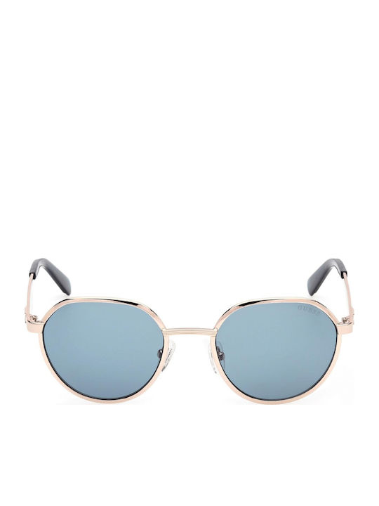 Guess Unisex Ochelari de soare cu Rose Gold Cadru