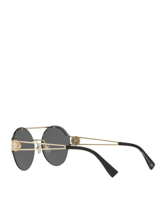 Damen Sonnenbrille mit Gold Metall Gestell