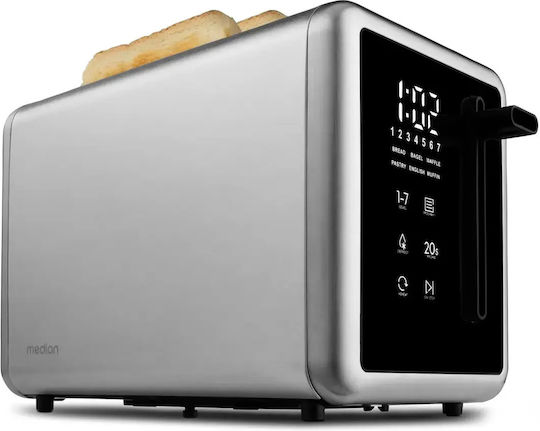 Medion Toaster 2 Schlitze 1450W Graues