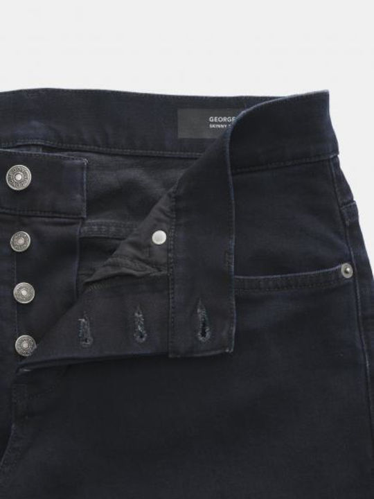 Men's Skinny Fit Jeans Pants Tuareg Blue