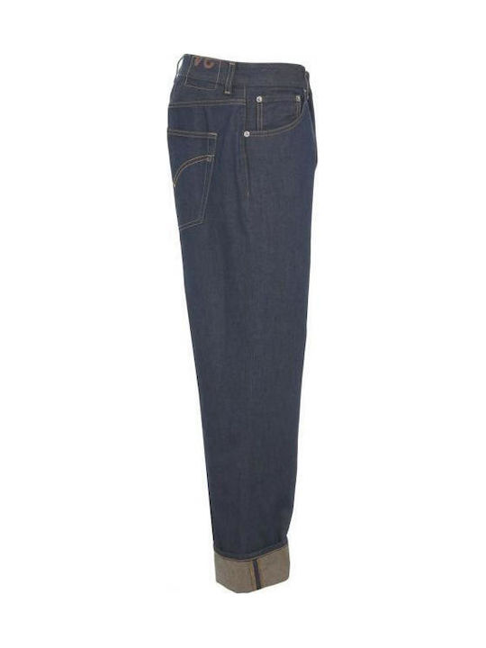 Men's Jeans Pants Loose Fit Dark Blue