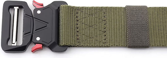Centură Bărbătească De Tip Militar Molle Tactical Lățime 4 Εκ Verde Ks656