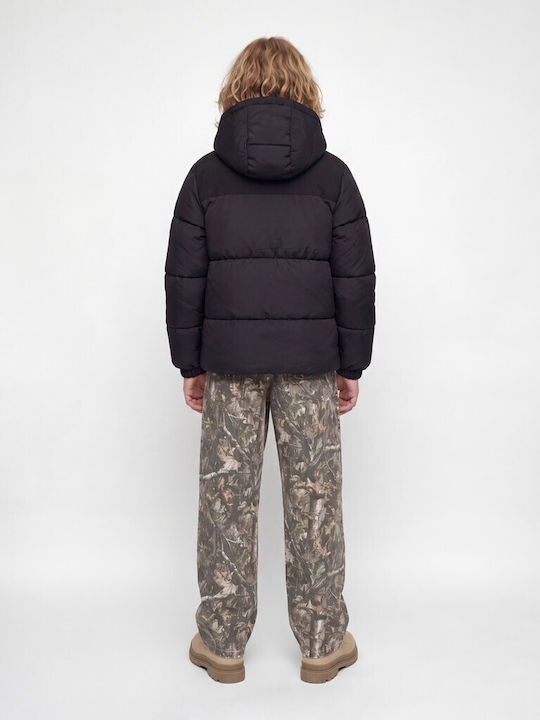 Kinderjacke Kurz Schwarz