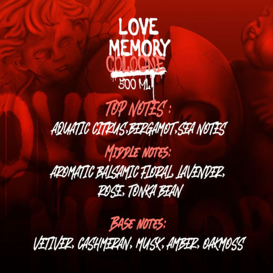 Love Memory After Shave Cologne 500ml
