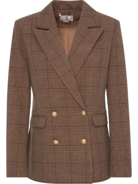 Fracomina Long Women's Blazer Multicolor