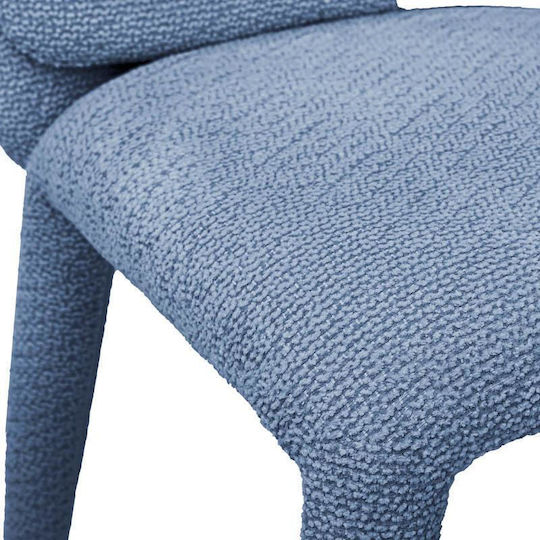 Seranova Dining Chairs with Blue Fabric Upholstery 2 Pieces 46x62x86cm