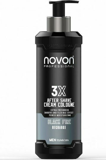 3X Schwarze Feuer Aftershave Creme Köln 400ml