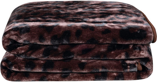 Greenwich Polo Club Essential Одеяло Велюр Двойно 220x240см Brown