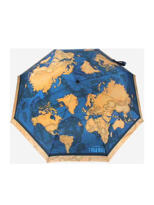Automatic Rain Umbrella Compact Blue