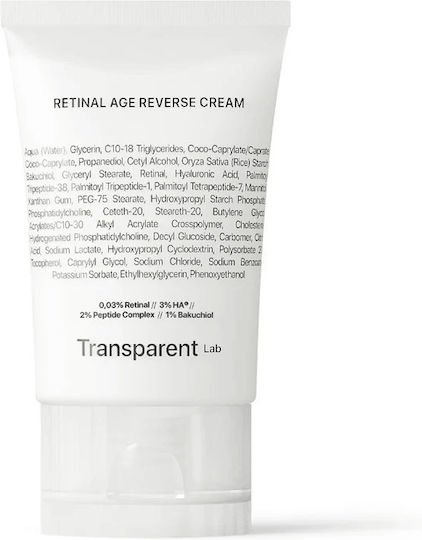 Transparent Lab Retinal Age Reverse Cream Face Night 50ml