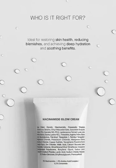 Transparent Lab Face Cream for Moisturizing & Brightening with Niacinamide 50ml