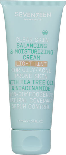 Seventeen Balancing & Moisturizing 24h Cream Face Tinted 75ml