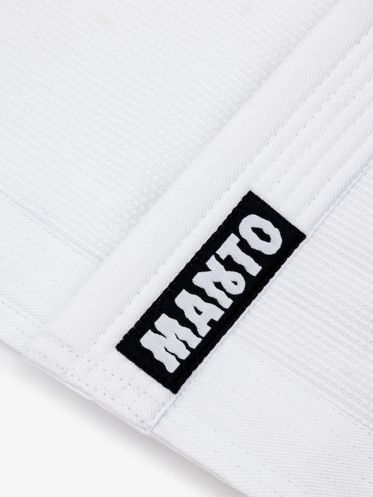 Manto Uniformă Pentru Bărbați Jiu Jitsu Brazilian Albă