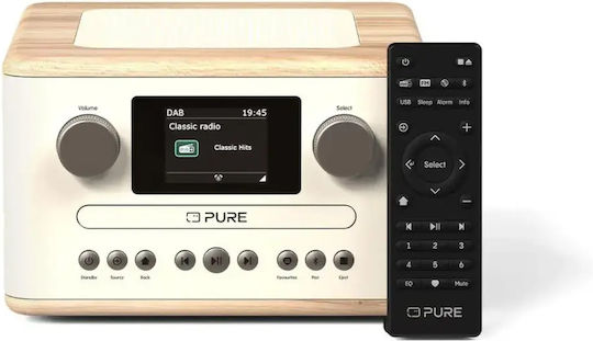 Sangean WR-7 Plus Tabletop Radio Moonlight Oak