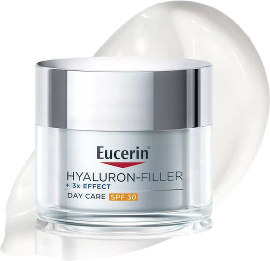 Eucerin Hyaluron Filler 3x Effect Противостареещ Крем За Лице Дневен Крем С SPF30 И Хиалуронова Киселина 50мл