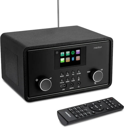 Sangean WR-9 Tabletop Radio with Bluetooth Moonlight Oak