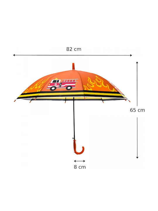 Swede Kids Umbrella Curved Handle Orange