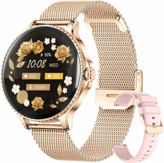 Smartwatch Microwear I225 Gold Steel