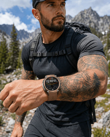 Smartwatch Microwear Dm59 Gold Silicone