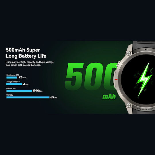 Smartwatch Microwear Dm59 Gold Silicone