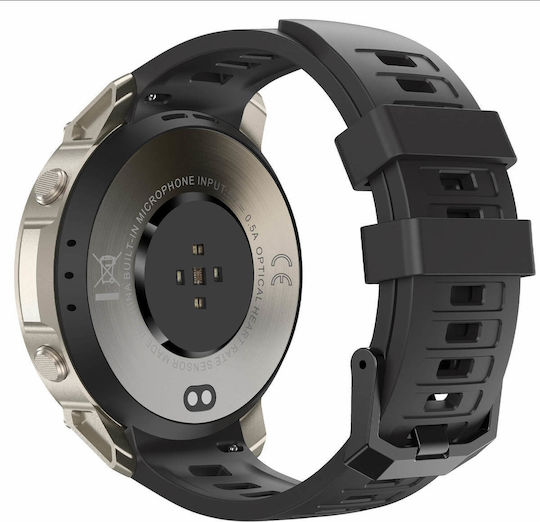 Smartwatch Microwear Dm59 Gold Silicone