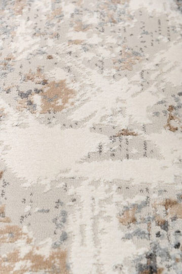 Viokarpet Fanci If36a Килим Правоъгълен Бял - Тъмносив 200x250см