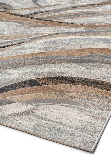Viokarpet Fanci If36a Килим Правоъгълен Бял - Тъмносив 200x250см