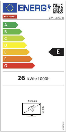 Allview Τηλεόραση 32" HD Ready LED (2026)
