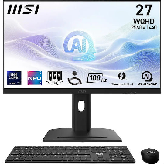 MSI Cubi NUC AI+ Mini PC (Kern Ultra 5 322/16GB DDR4/512GB SSD/W11 Pro)