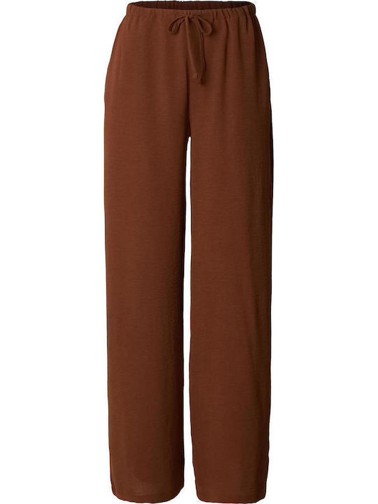 Women's High Rise Pantaloons in Relaxed Fit Cinnamon Brown