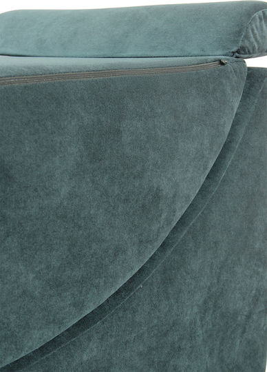 Relax Velvet Petrol Blue Armchair 50x50x70cm
