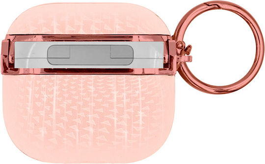 Sonique Meteor Kunststoffhülle Mit Haken In Rosa Farbe Für Apple AirPods 4