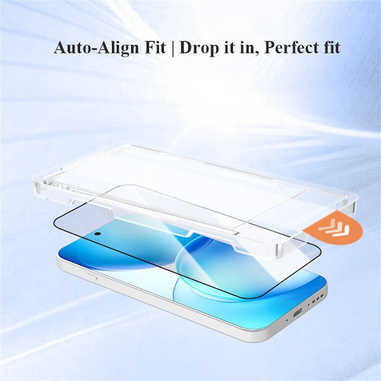 Oppo Reno16 F 5G Reno16 Fs 5G LeReach Full Tempered Glass Screen Protector Installation Guide Transparent